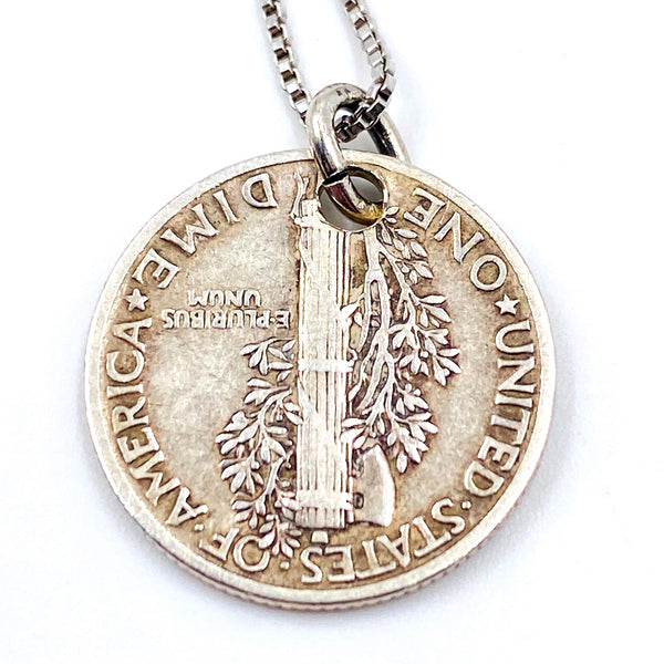 Mercury Dime Necklace