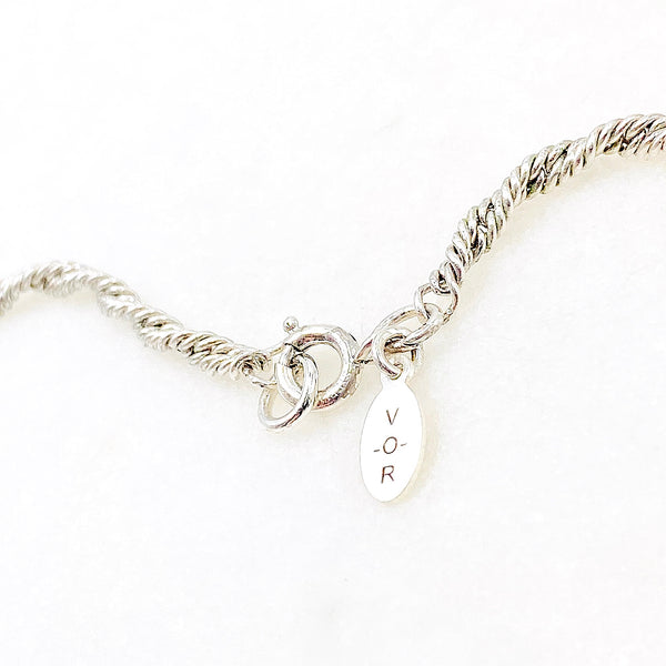 Mermaid & Sand Dollar Sterling Silver Charm Necklace