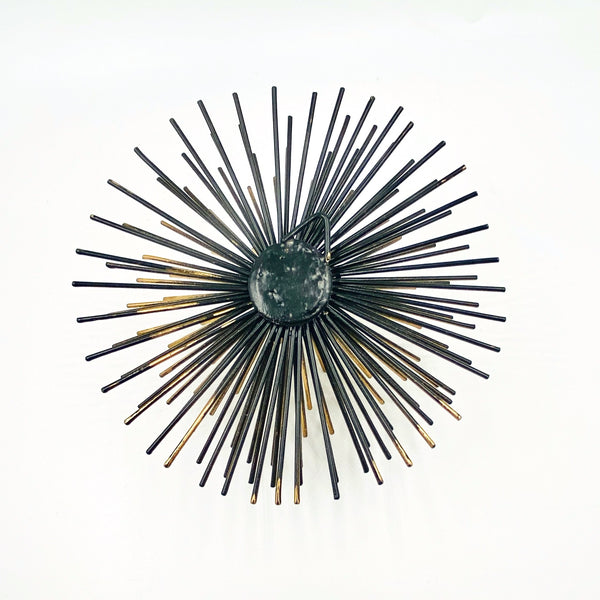 Mid-Century Sea Urchin Metal Sculpture