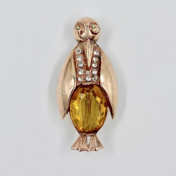 Vintage-O-Rama Sterling Silver Penguin Brooch