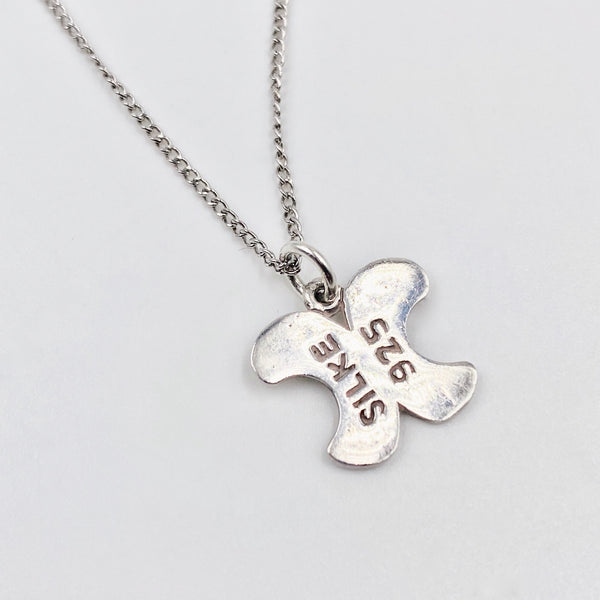 Vintage O Rama Letter X Sterling Silver Necklace