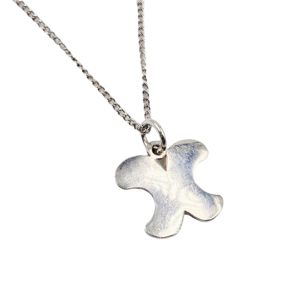 Vintage O Rama Letter X Sterling Silver Necklace