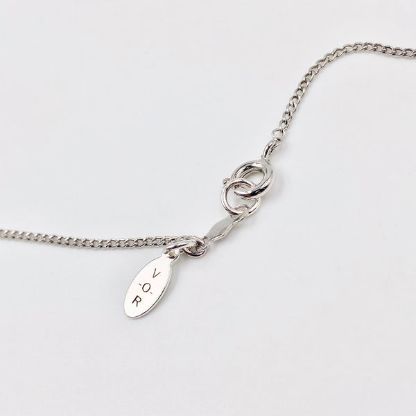 Letter X Sterling Silver Necklace