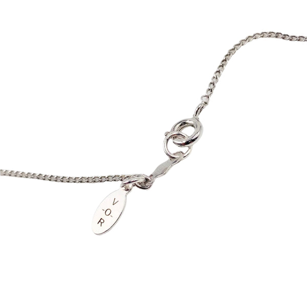Letter X Sterling Silver Necklace