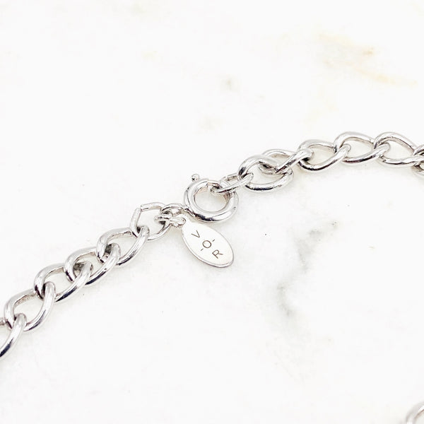 Love Letter Sterling Silver Charm Bracelet