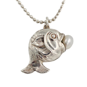 Fish with Pearl Necklace