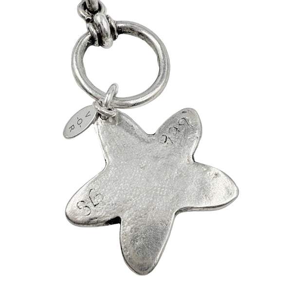 Sterling Silver Starfish Charm Bracelet