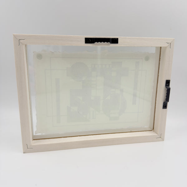 Modernist Geometric 4"x 6" Original Painting