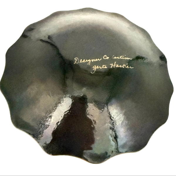 Gerte Hacker Swirl Pattern Enamel Bowl