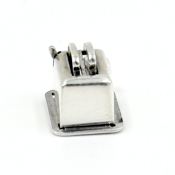 Vintage Working Sterling Silver Toaster Charm