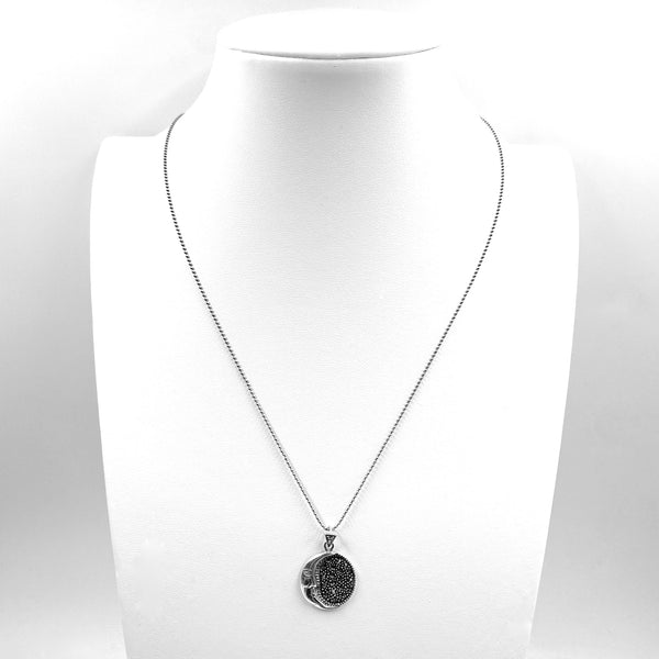 Moon & Stars Sterling Silver Necklace