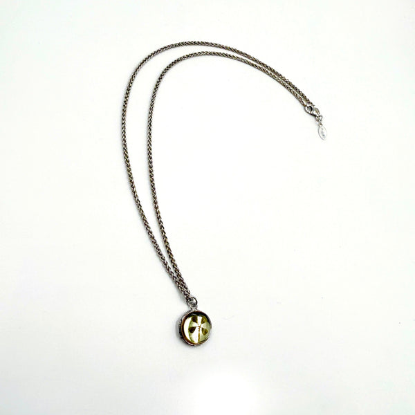 Four-Leaf Clover Locket Necklace