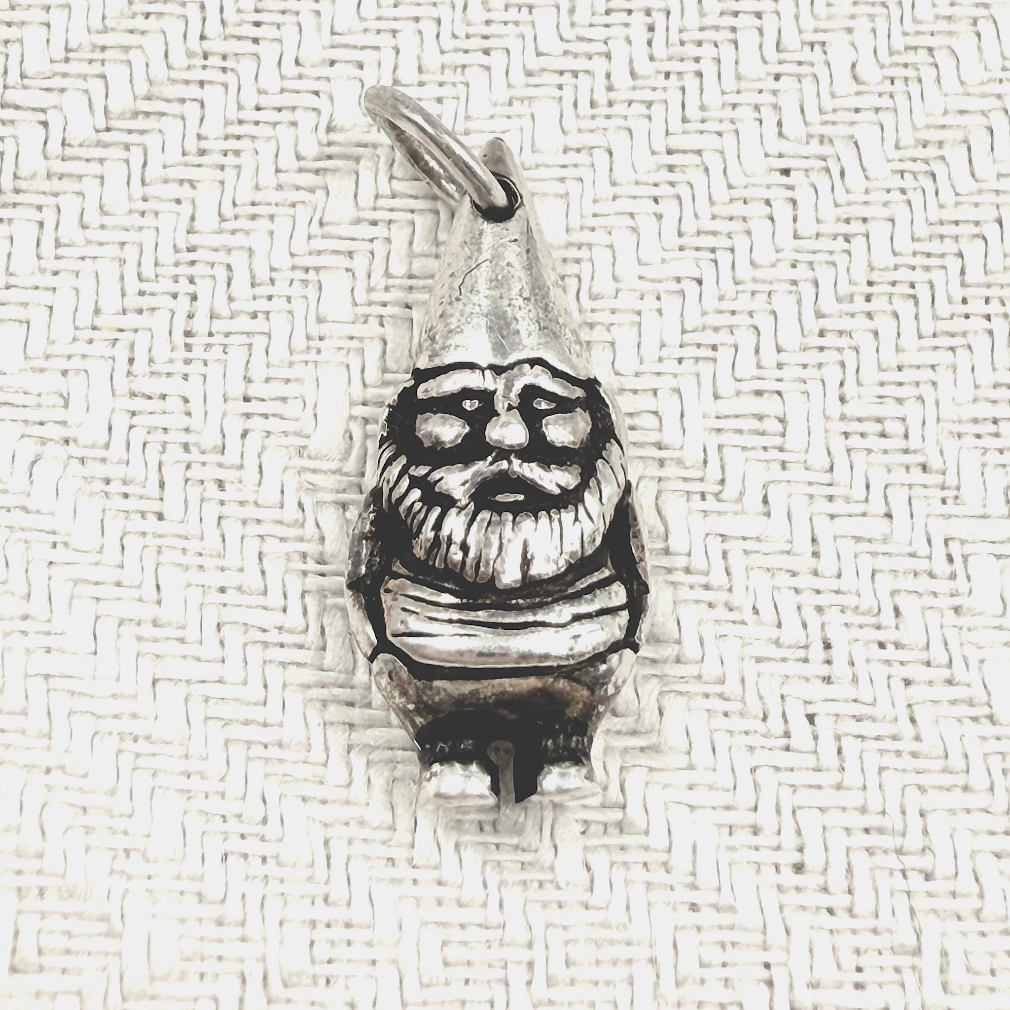 vintage sterling silver gnome charm