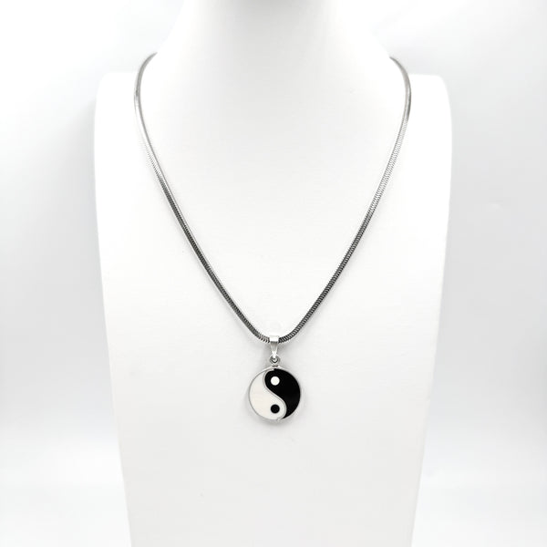 Sterling Silver Yin Yang Necklace