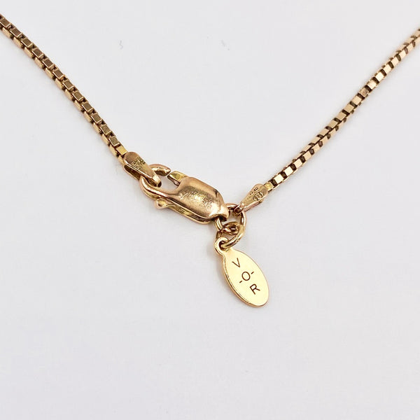 Vintage Gold-Filled Floral Locket Necklace