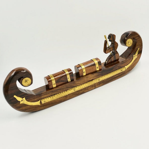 Vintage-O-Rama Hand-Carved Wooden Gondola