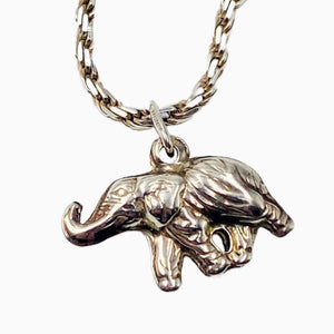 lucky elephant silver charm braceelt