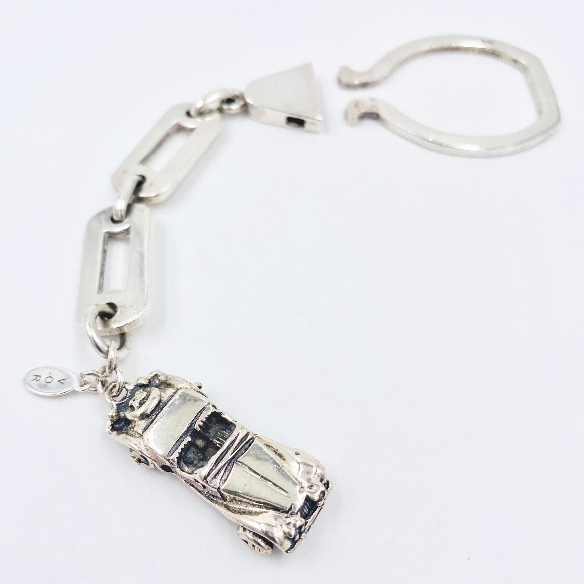 Sterling Silver Driving Licence & Car Keys Charm – 925 Silver